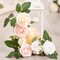 50pcs Artificial Green Leaves Bulk Rose Leaves Artificial Greenery Fake Rose Flower Leaves for Decoration